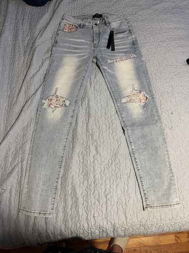 Jeans skinny amiri ricamati - jeans,