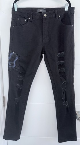 Pantaloni jeans amiri neri - jeans,