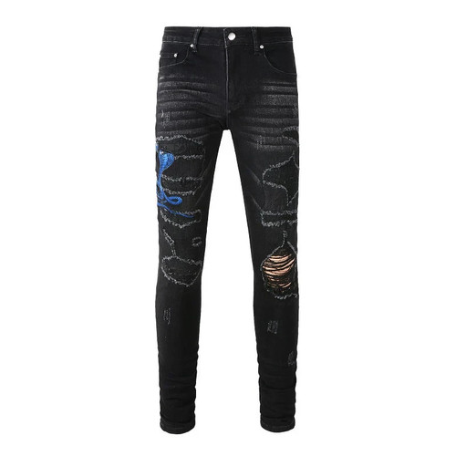 Jeans amiri neri invecchiati - jeans,
