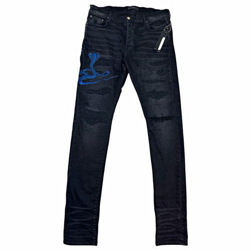 Jeans amiri snake nero - jeans,