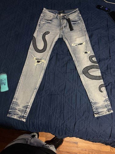 Jeans amiri con dettagli - jeans,